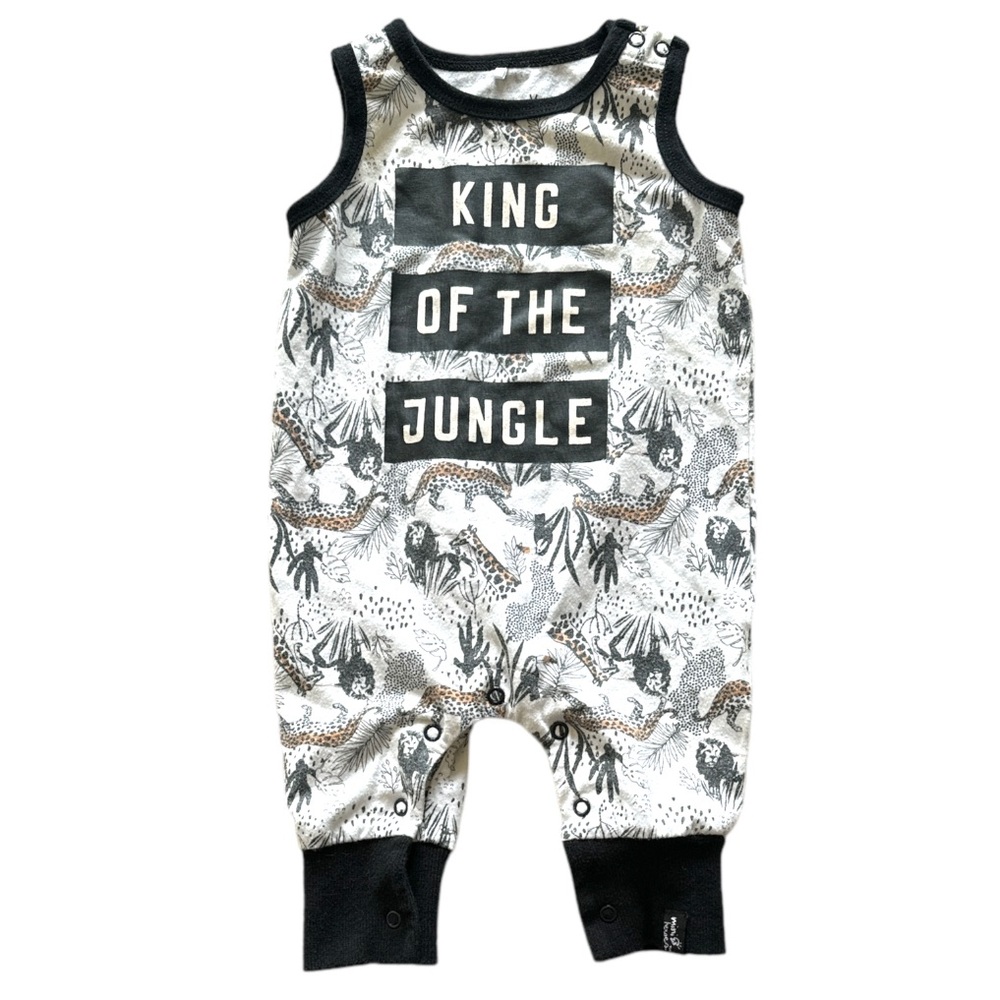 3 FOR $10 MINI HEROES 3M “King Of The Jungle” Neutral Sleeveless Safari Sleeper